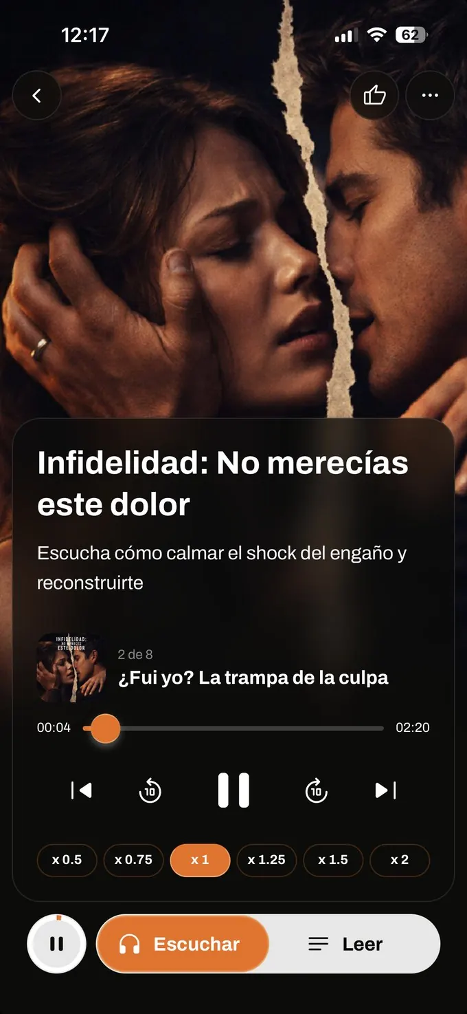 Reproductor de Kibit escuchando Infidelidad: No merecías este dolor